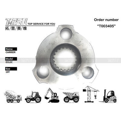 191-2599 Stalowy ciężki E312C Ekskawator Swing 1 Stage Nośnik zbudowany w celu wytrzymania warunków wydobycia energii zapewniający silne wsparcie strukturalne i obsługę