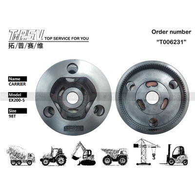 1019147 Sprzedawany worek Transport Packaging EX200-5 Ekskawator Podróż 3-stopniowy Nośnik napędzany napędem silnika hydraulicznego zoptymalizowany do zastosowania w maszynach wykopaliskowych