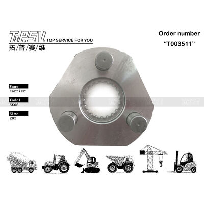 2413N459F1 Kompatybilny z SK06 Excavator Swing 1 Stage Carrier Device Robust Design For Excavator Mobility Rozmiar opakowania Zależy od rodzaju opakowania