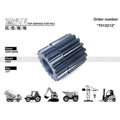 E303 Koparka Travel 2-stopniowe części przekładni słonecznej do części zamiennych do koparek z napędem podróżnym