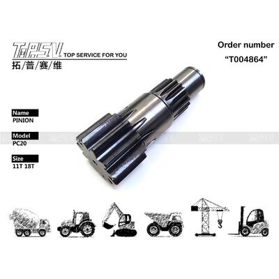 PC20 Koło zębate obrotowe koparki do części zamiennych do koparek z napędem obrotowym