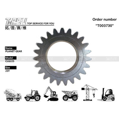 Stalowy CLG225 Planetary Gear Assembly Black 1Stage Excavator Swing Gear