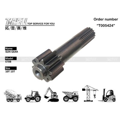 Czarny SY75 Excavator Travel 1 Stage Planet Gear Box Kolor i opakowanie worka do ciężkich prac