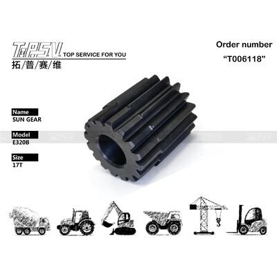 7Y-1430 Wysokiej Precyzji Ekskawator E320C Podróż 2 Stopni Zestaw Słoneczny z napędem silnika hydraulicznego i reduktorem planetarnym