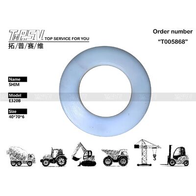 7Y-1434 E320B Koparka Podróżna 2-stopniowa Podkładka Dystansowa Części Do Napędu Obrotu Koparki Części Zamienne