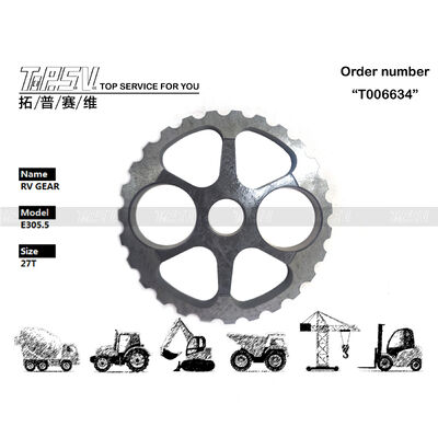 198-5010 E305.5 Części przekładni do koparki podróżnej do pojazdów kempingowych do części zamiennych do koparek z napędem podróżnym