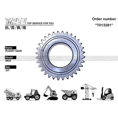 SK02 Koparka Podróż 1-stopniowa Części przekładni planetarnej do części zamiennych do koparek z napędem podróżnym