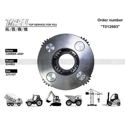 E349D2 Koparka Swing 2-stopniowa część nośna ASSY Części do części zamiennych do koparek z napędem obrotowym