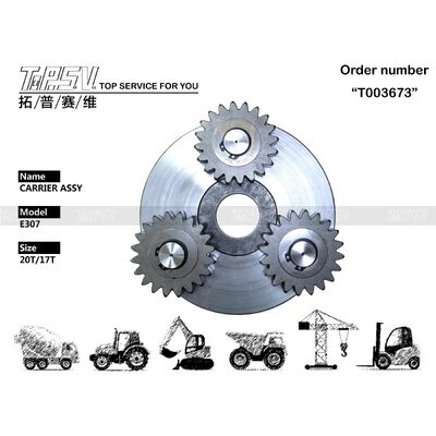 5I-9322 E307 Koparka Swing 1 Stage Carrier Części ASSY do części zamiennych do koparek z napędem obrotowym