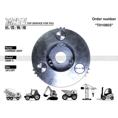 Reduktor planetarny EX60-1 Excavator Swing 1 Stage Carrier Assy Gears Idealny do opakowań transportowych worek